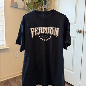 VINTAGE Odessa Permian Panthers Black T-Shirt XL